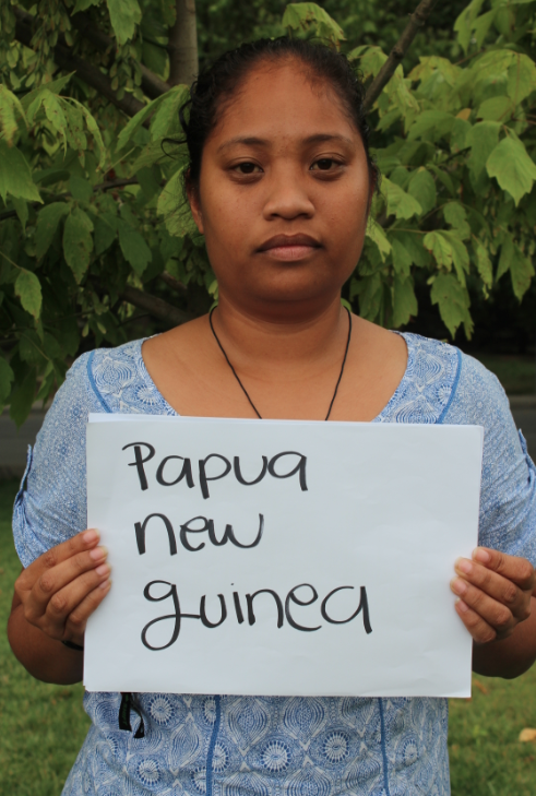 Arianne, a young activist from Papua New Guinea. Picture: Andrea Arzaba