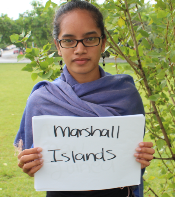 Milán, a young professional from the Marshall Islands. Picture: Andrea Arzaba Milán, a young professional from the Marshall Islands. Picture: Andrea Arzaba