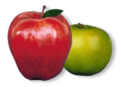 Apples to apples Compare... what, you say?