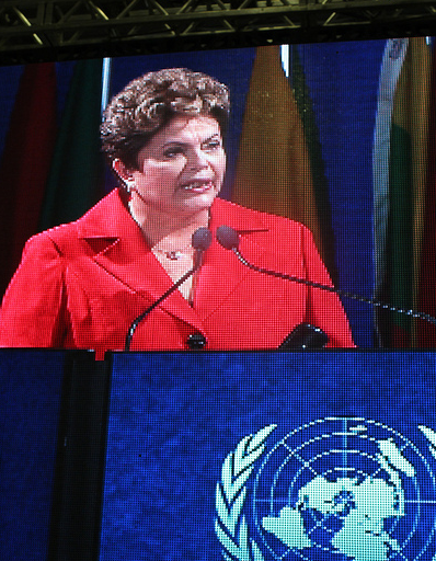 Dilma Roussef, president of Brazil. Picture: Andrea Arzaba Dilma Roussef, president of Brazil. Picture: Andrea Arzaba