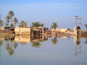 Post-flood situation in Jacobabad, Sindh, Pakistan