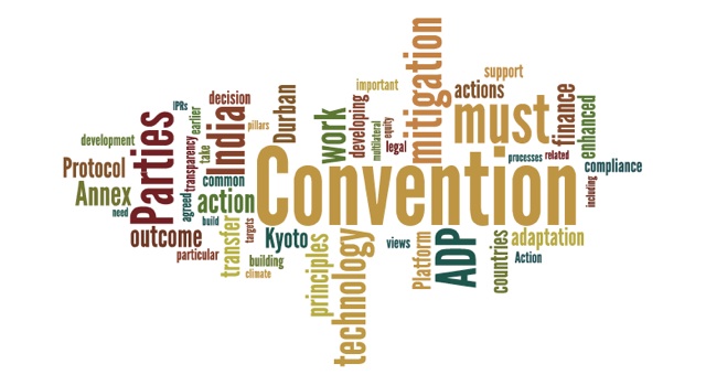 The Indian submission contains a strong emphasis on the importance of respecting the convention and the differentiation contained in its annexes.