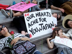 Our hearts ache for you Japan