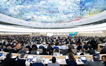 A general view during the 23th Session of the Human Rights Council. 27 May 2013. Photo by Jean-Marc Ferré